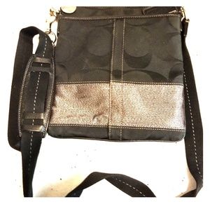 Coach Lurex Signature Crossbody